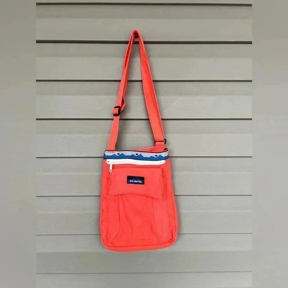 KAVU Keeper Semi Padded Sling Canvas Crossbody Bag